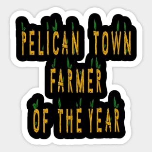 Pelican Town Farmer of The Year Sticker